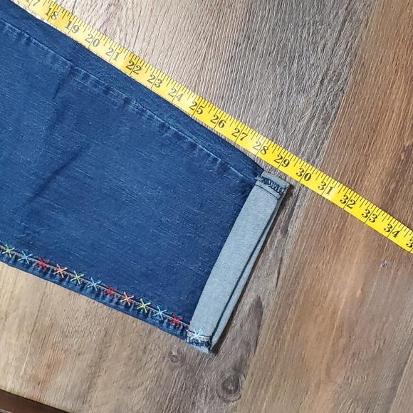 Lucky & Blessed Blue Embroidered Boyfriend Women Jeans - Set of 2 Diff Pairs - Picture 10 of 15